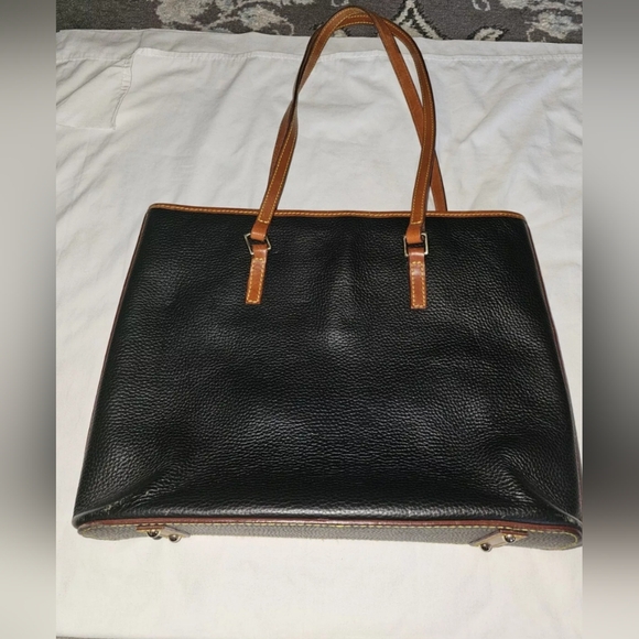 DOONEY BOURKE PEBBLE GRAIN SHOPPER TOTE BROWN - Picture 4 of 10